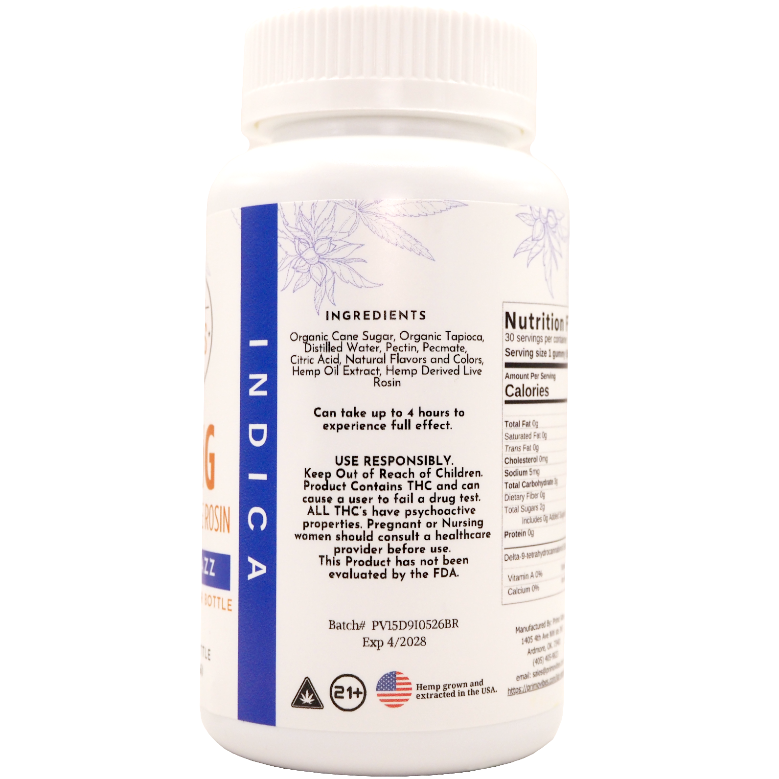PV D9 LR Ind Ingr - Modern CBD & Wellness