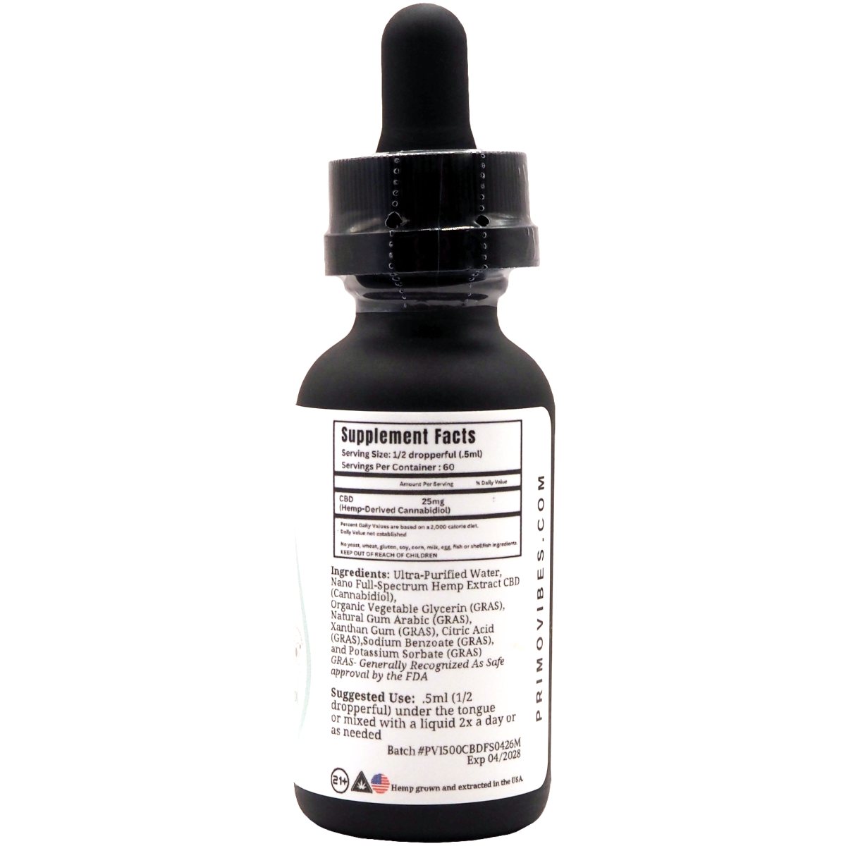 PV Tinc 1500 Mint Ingr - Modern CBD & Wellness