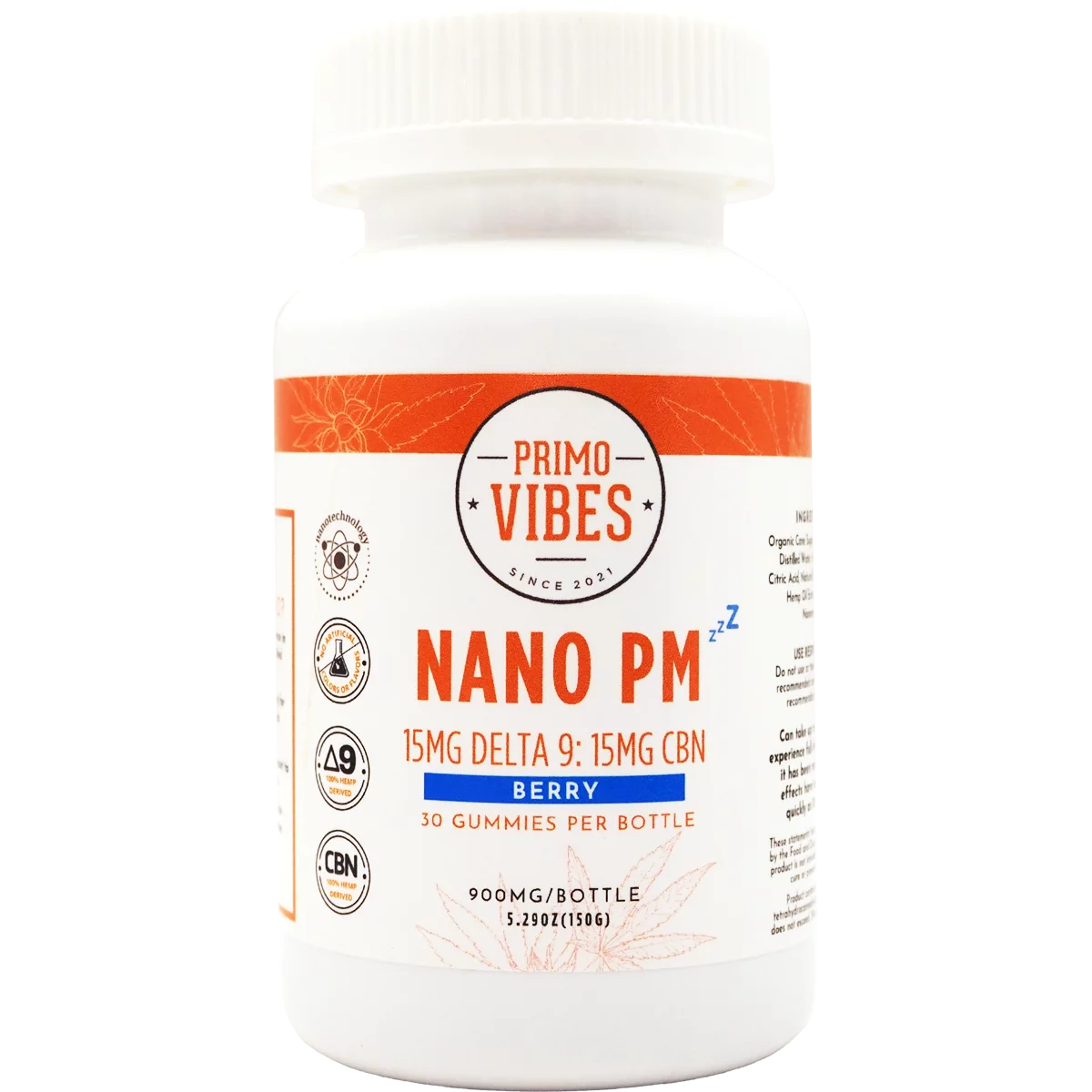 Delta 9 15mg NANO Sleep Gummy