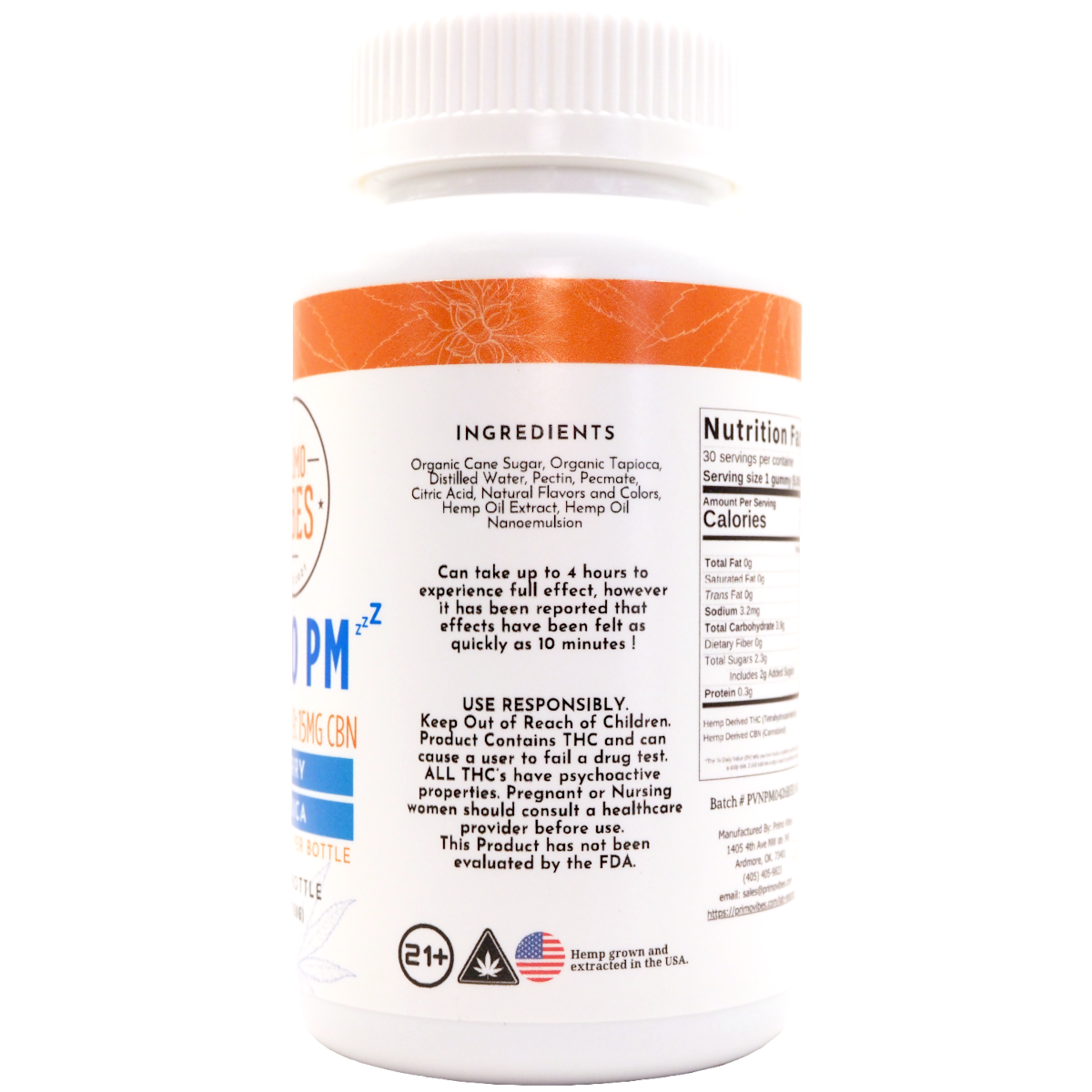PV NanoPM Ingr - Modern CBD & Wellness