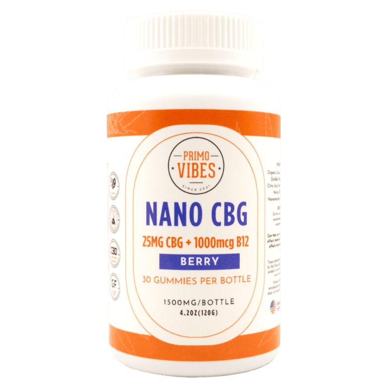 Nano CBG+B12 Gummies – Primo Vibes